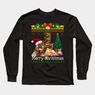 Ugly Christmas Sweater GERMAN SHEPHERD Long Sleeve T-Shirt